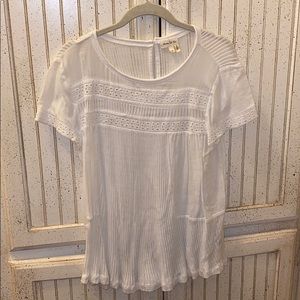 Anthropologie white shirt.